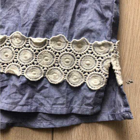 Banana Republic Blue Lace Detailed Top - Picture 4 of 12